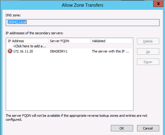 Windows Server Dns Zone Transfer